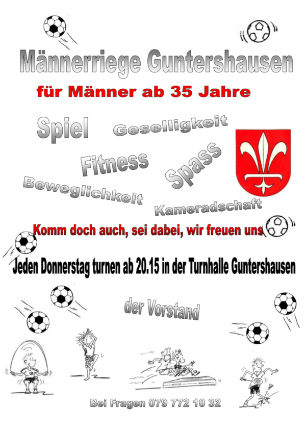 Maennerriege Guntershausen Flyer